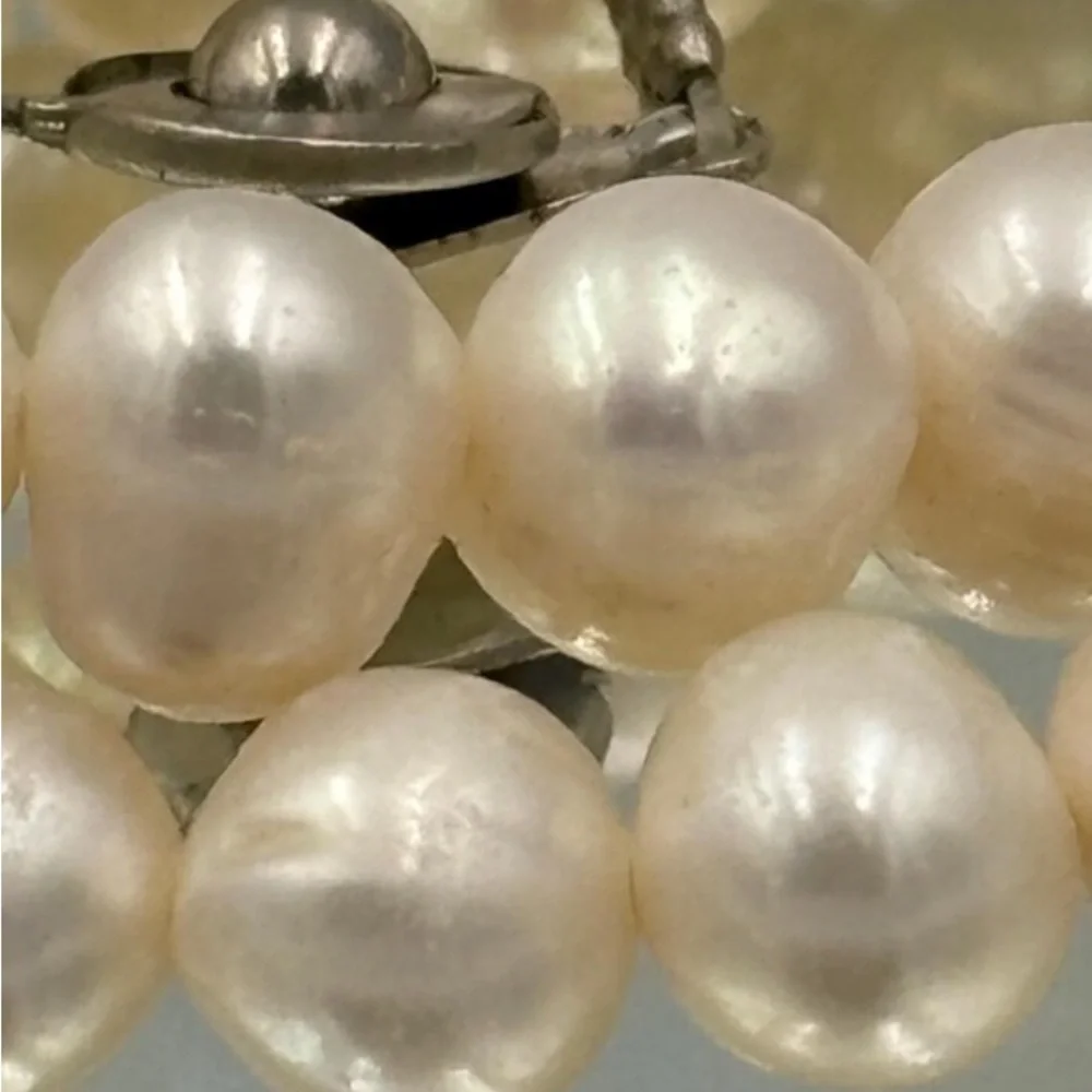 VINTAGEGE TENG YUE FRESHWATER PEARL NECKLACE C1970s - Picture 2 of 4